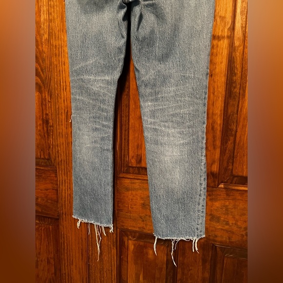 Madewell The Perfect Vintage Jean Cropped Distressed Light Wash Size 25P - Picture 9 of 9